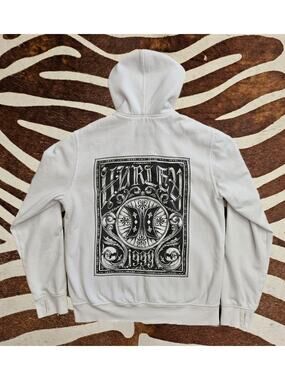 Vintage Zip Up Hurley Hoodie Fleece Lined Skate Faded Snowboard Surf Snowboard L